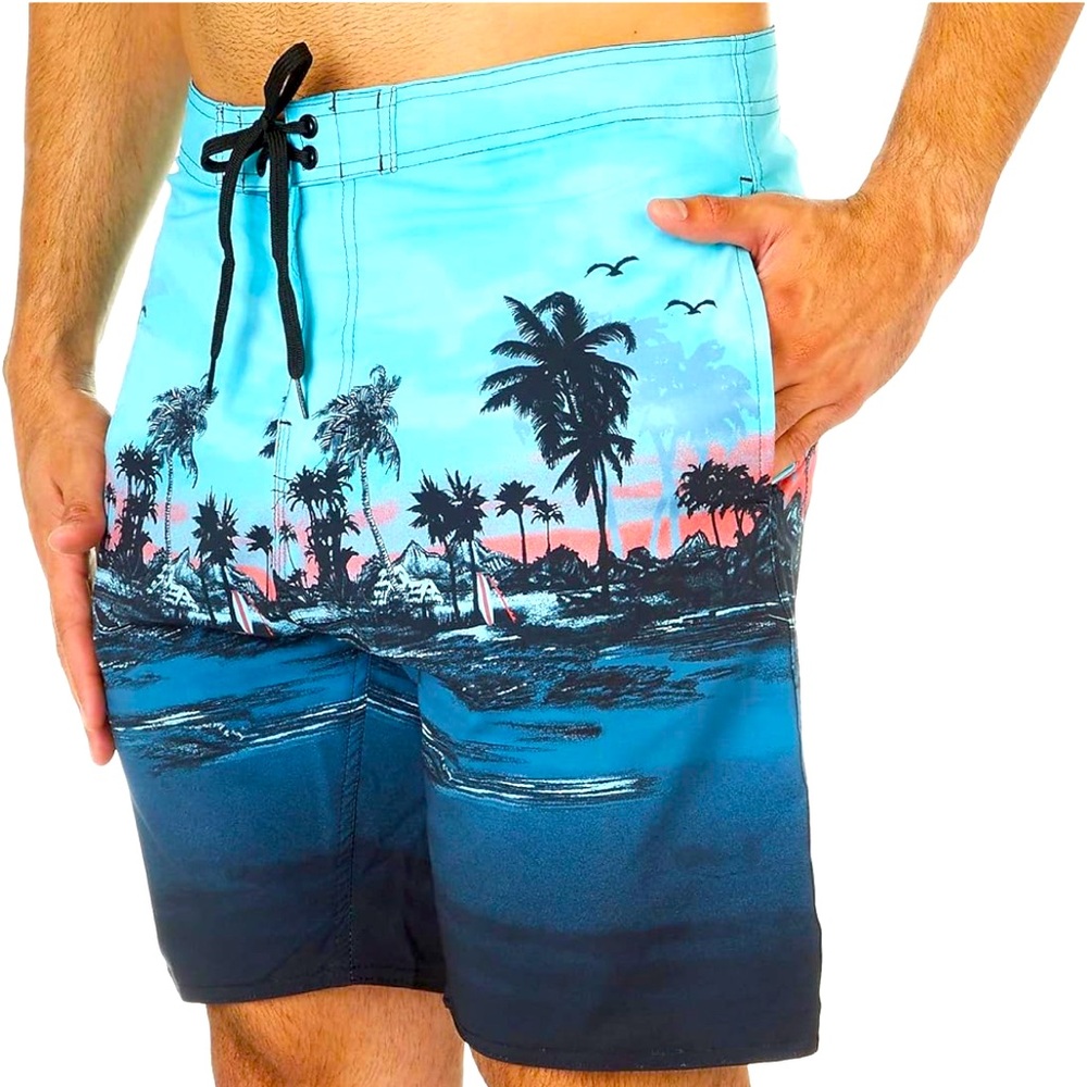 Burnside Tropical Swim Trunks